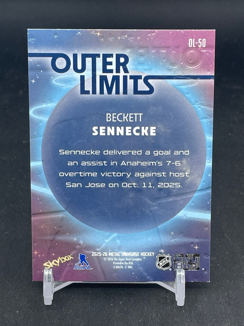 2025 UPPER DECK METAL UNIVERSE SKYBOX - OUTER LIMITS - B. SENNECKE -
