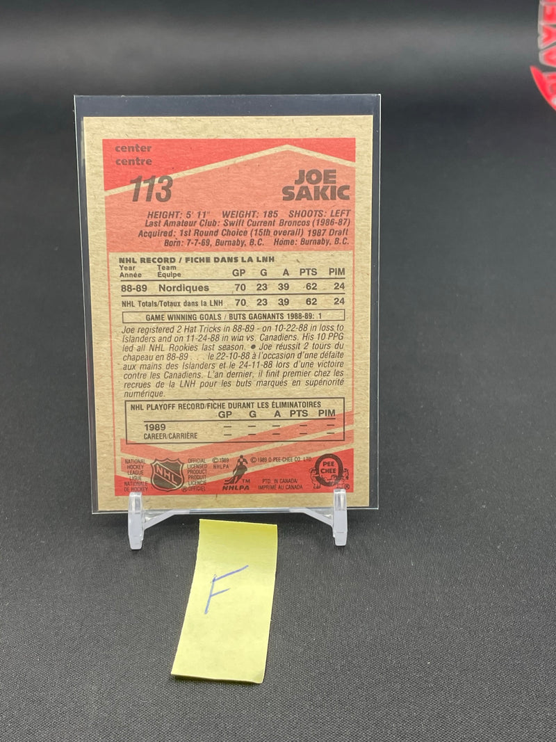 1989 O-PEE-CHEE - J. SAKIC -