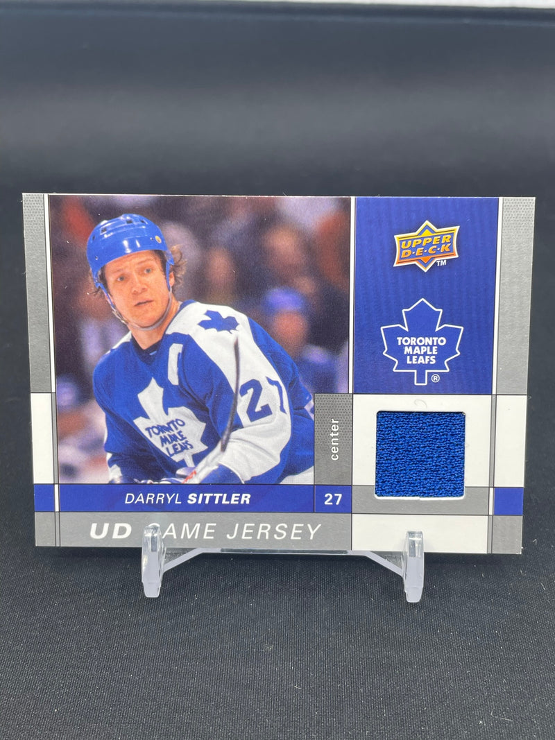 2009 UPPER DECK SERIES ONE - UD GAME JERSEY - D. SITTLER -