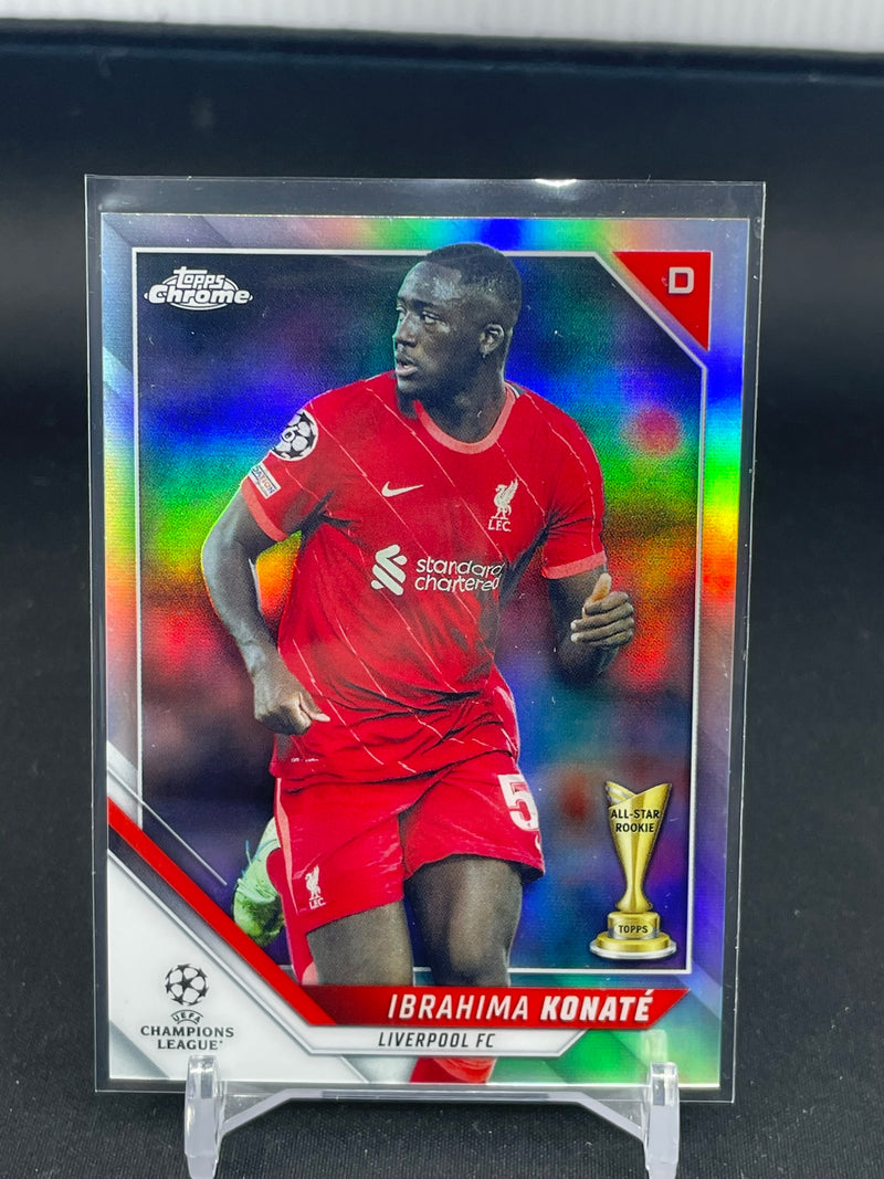 2022 TOPPS CHROME UEFA CHAMPION'S LEAGUE - REFRACTOR - SINGLES - SELECT YOUR PLAYER