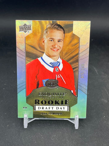 2025 UPPER DECK EXQUISITE - ROOKIE DRAFT DAY - I. DEMIDOV - #RDD-ID - #'D/349 - RC