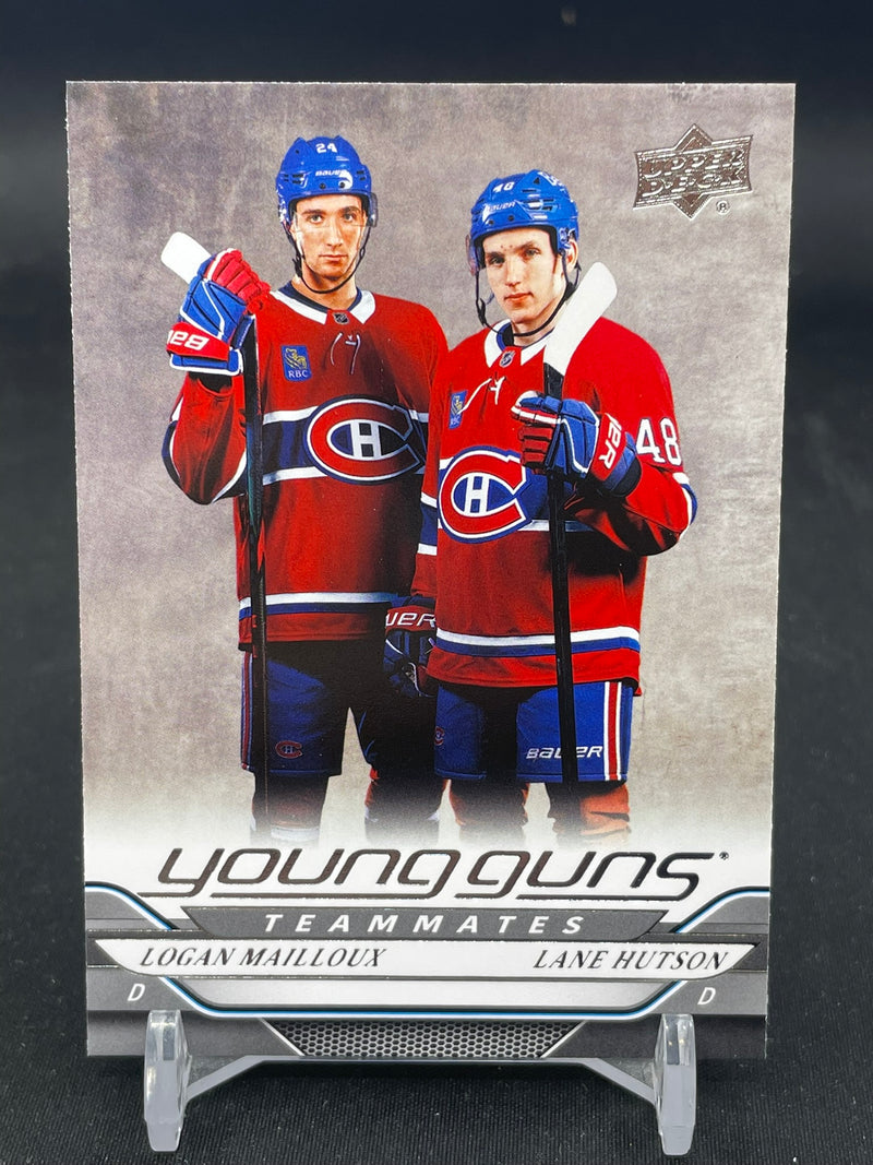 2024 UPPER DECK SERIES TWO - YOUNG GUNS TEAMMATES - L. MAILLOUX / L. HUTSON -