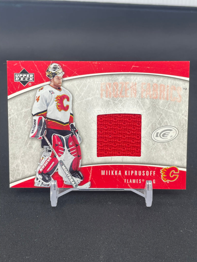 2005 UPPER DECK ICE - FROZEN FABRICS - M. KIPRUSOFF -