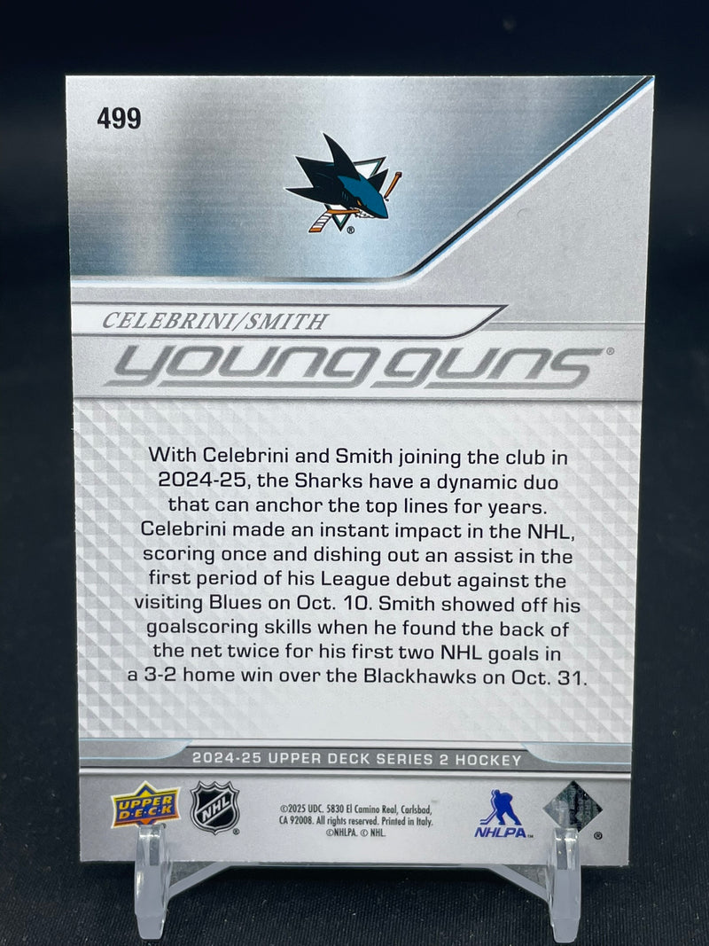 2024 UPPER DECK SERIES TWO - YOUNG GUNS TEAMMATES - M. CELEBINI / W. SMITH -