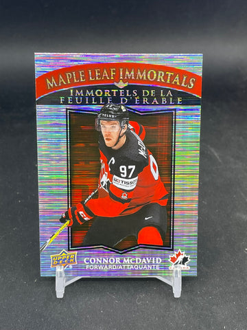 2025 UPPER DECK TIM HORTONS - MAPLE LEAF IMMORTALS - C. MCDAVID - #ML-5