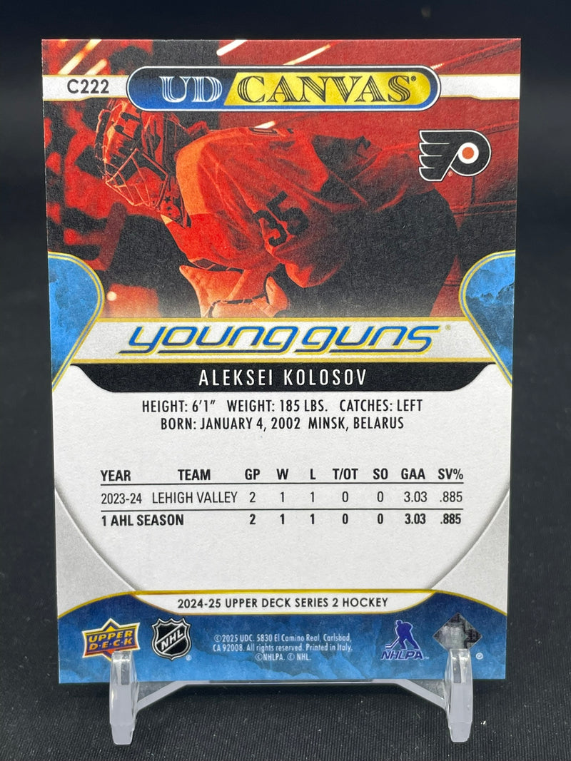 2024 UPPER DECK SERIES TWO - UD CANVAS - YOUNG GUNS - A. KOLOSOV -