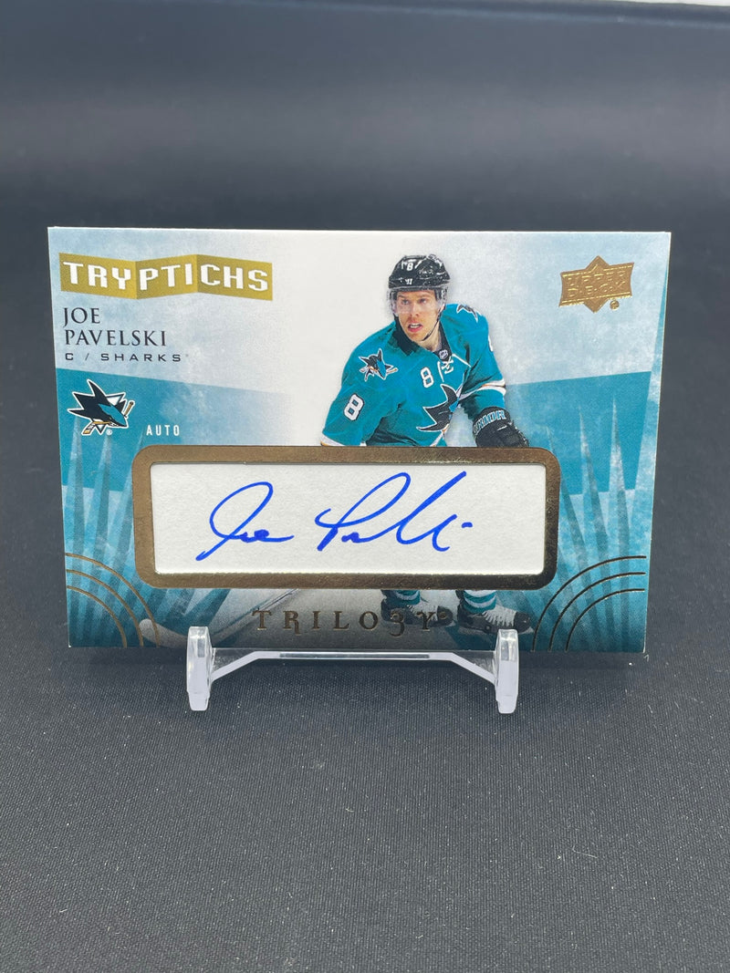 2014 UPPER DECK TRILOGY - TRYPTICHS - J. PAVELSKI - #T-SJS2 - #'D/100 - AUTOGRAPH