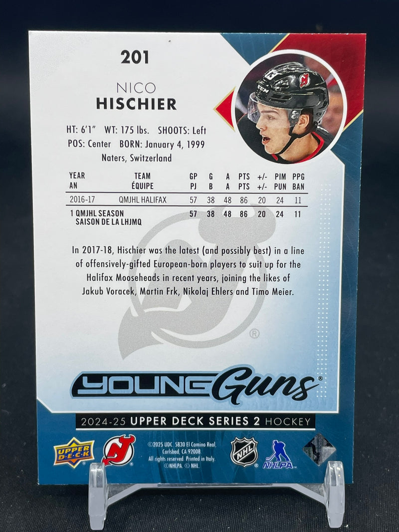 2024 UPPER DECK SERIES TWO - YOUNG GUNS RENEWED - N. HISCHIER -