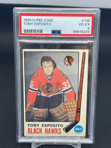 1969 O-PEE-CHEE - T. ESPOSITO - #138 - PSA 4 - RC