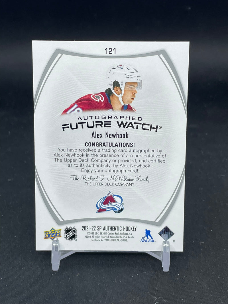 2021 UPPER DECK SP AUTHENTIC - FUTURE WATCH AUTO - A. NEWHOOK - #121 - #'D/999 - AUTOGRAPH - RC