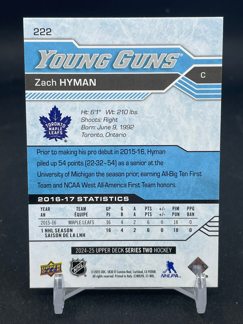 2024 UPPER DECK SERIES TWO - YOUNG GUNS RENEWED - Z. HYMAN -