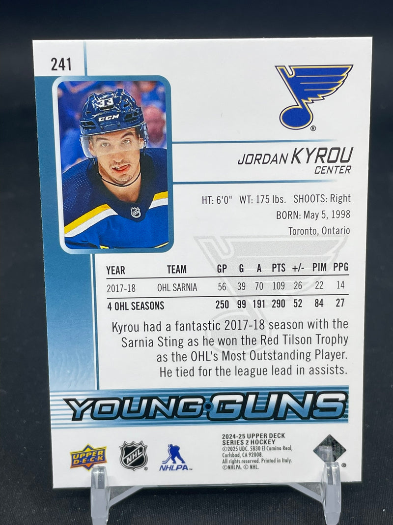 2024 UPPER DECK SERIES TWO - YOUNG GUNS RENEWED - J. KYROU -