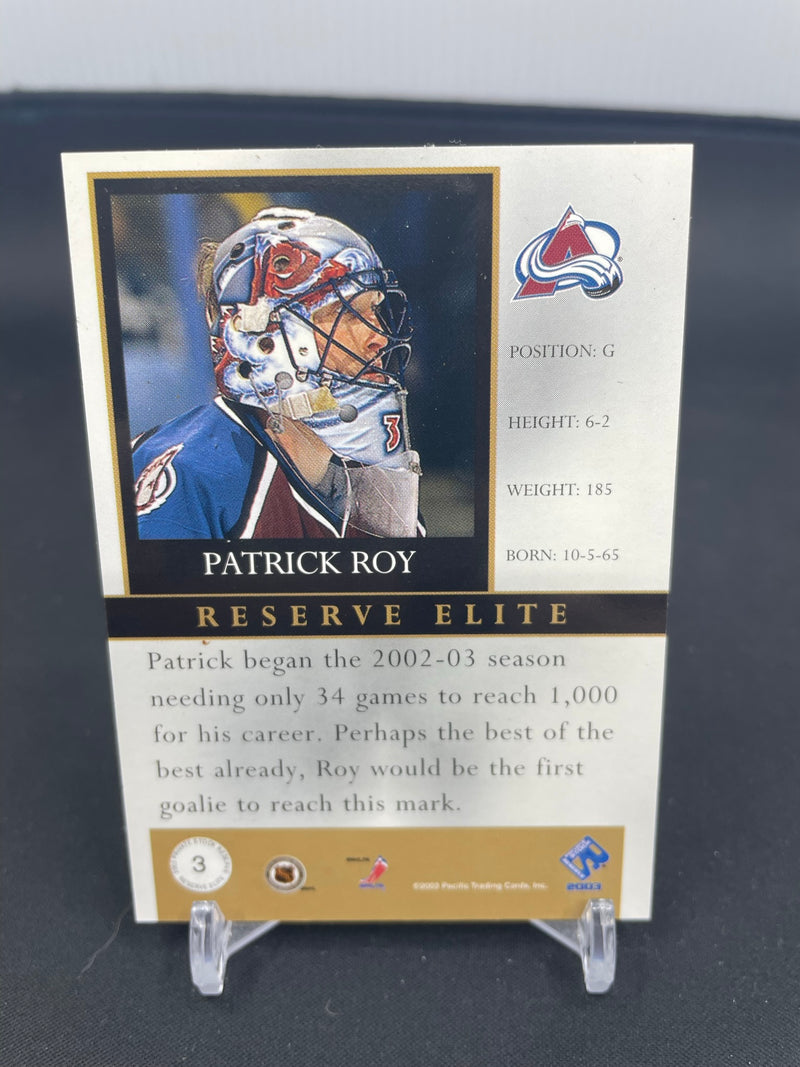 2003 PACIFIC - RESERVE ELITE - P. ROY -