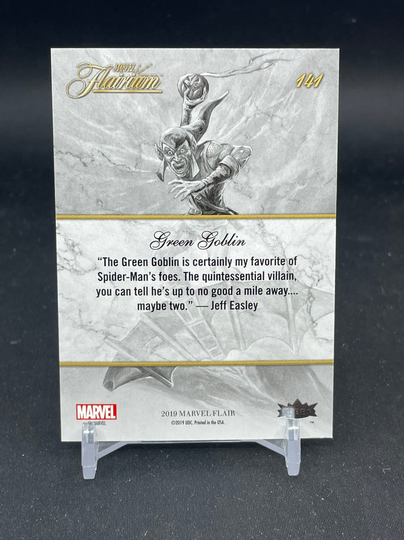2019 UPPER DECK MARVEL FLAIR - FLAIRIUM TIER 6 (SSP) - GREEN GOBLIN -