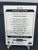 2017 UPPER DECK O-PEE-CHEE PLATINUM - RED RAINBOW AUTO - A. BJORK -