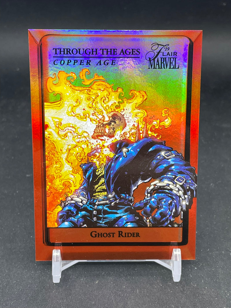 2019 UPPER DECK MARVEL FLAIR - THROUGH THE AGES COPPER - GHOST RIDER -