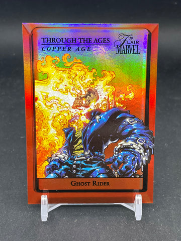 2019 UPPER DECK MARVEL FLAIR - THROUGH THE AGES COPPER - GHOST RIDER - #TTAC-12