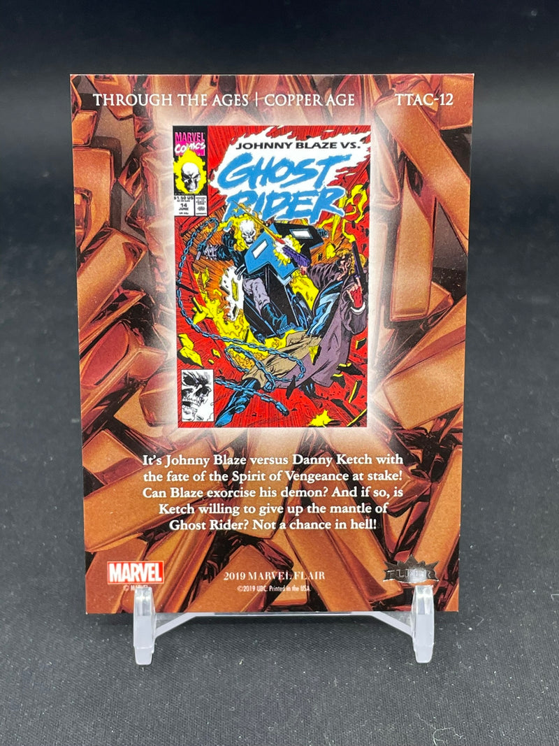2019 UPPER DECK MARVEL FLAIR - THROUGH THE AGES COPPER - GHOST RIDER -
