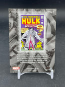 2019 UPPER DECK MARVEL FLAIR - THROUGH THE AGES SILVER - THE HULK -