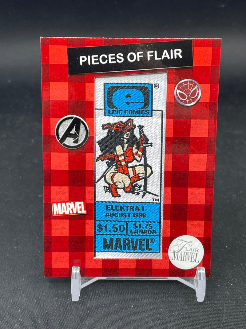 2019 UPPER DECK MARVEL FLAIR - PIECES OF FLAIR - ELEKTRA -