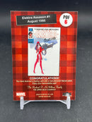 2019 UPPER DECK MARVEL FLAIR - PIECES OF FLAIR - ELEKTRA -