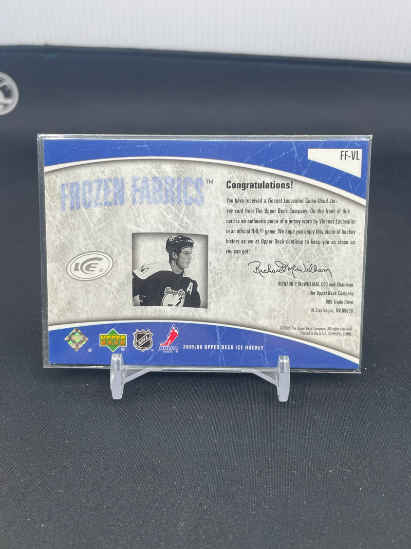 2005 UPPER DECK ICE - FROZEN FABRICS - V. LECAVALIER -