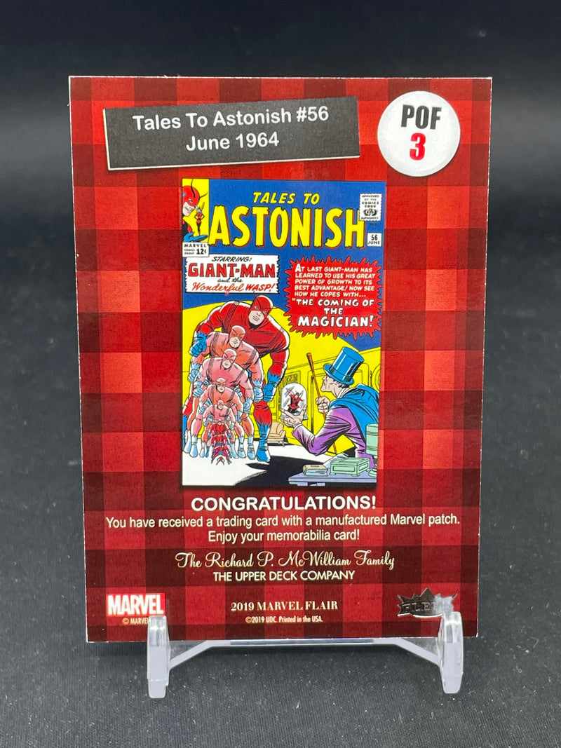 2019 UPPER DECK MARVEL FLAIR - PIECES OF FLAIR - TALES TO ASTONISH -