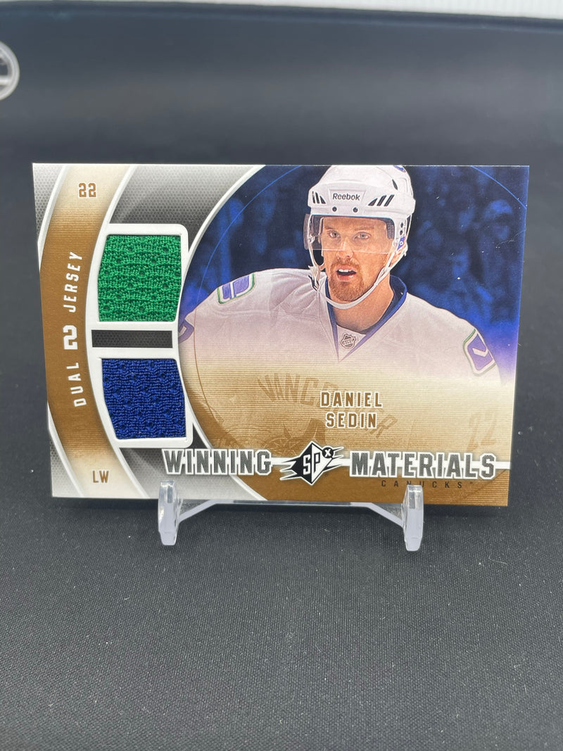 2011 UPPER DECK SPX - WINNING MATERIALS - D. SEDIN -