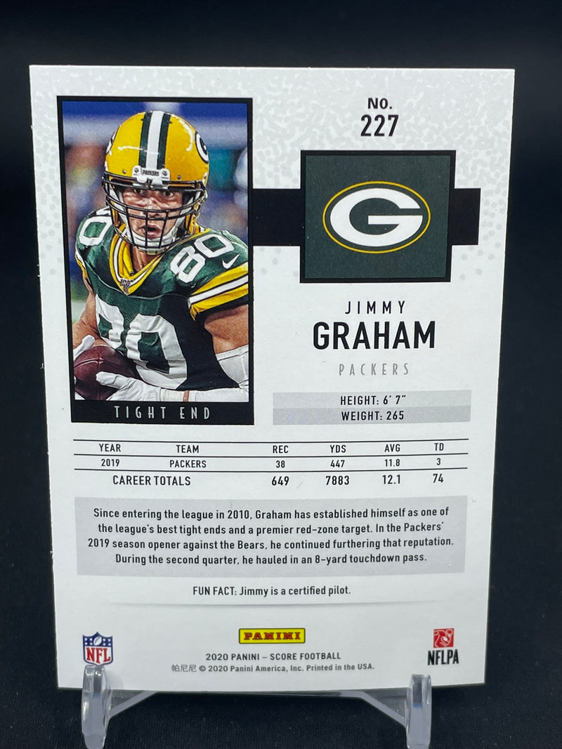 2020 PANINI SCORE - BLUE - J. GRAHAM - #227 - #'D/100