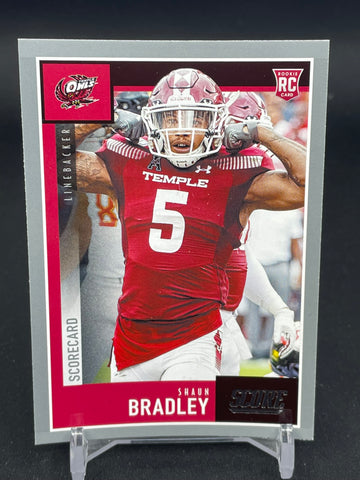 2020 PANINI SCORE - SCORECARD - S. BRADLEY - #373 - RC