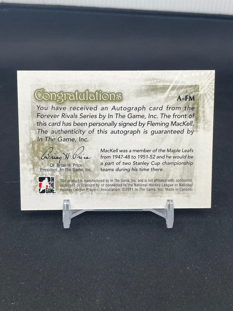 2011 IN THE GAME - FOREVER RIVALS AUTOGRAPH - F. MACKELL -