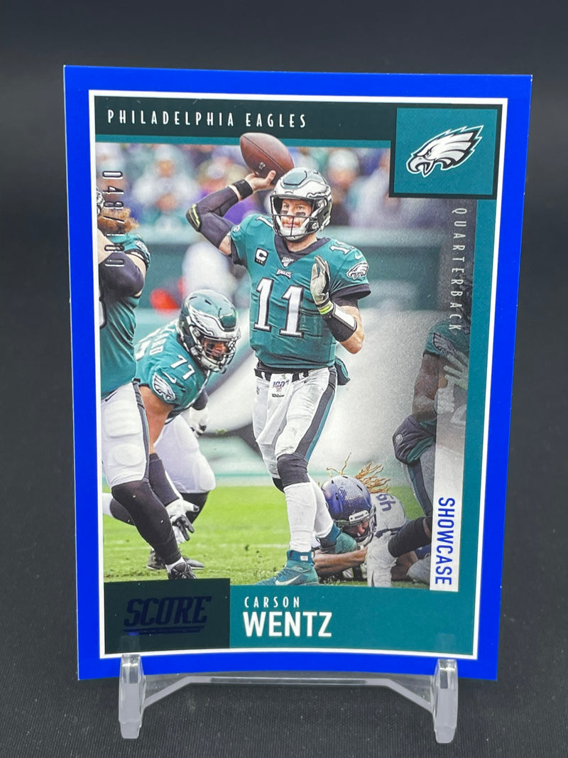 2020 PANINI SCORE - BLUE - C. WENTZ - #189 - #'D/100