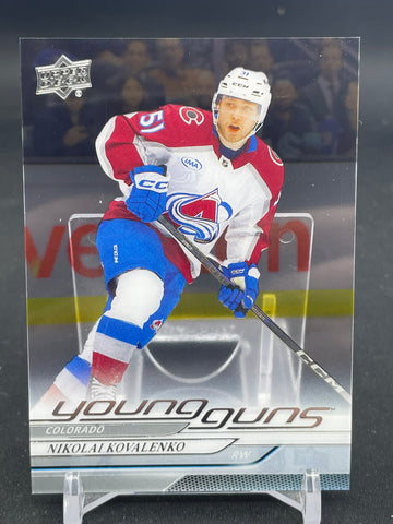 2024 UPPER DECK SERIES TWO - CLEAR CUT - YOUNG GUNS - N. KOVALENKO - #466 - RC