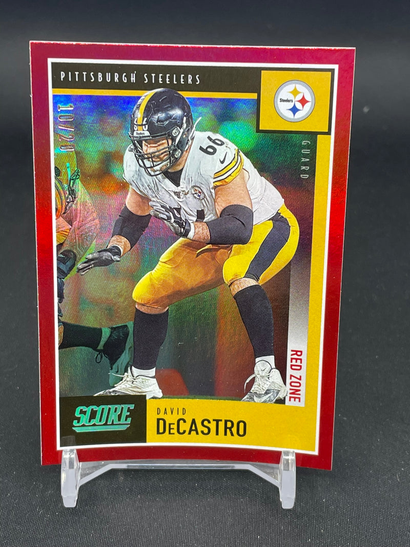 2020 PANINI SCORE - RED ZONE  - D. DECASTRO - #74 - #'D/20