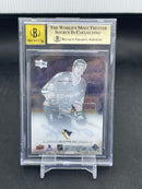 2022 UPPER DECK CLEAR CUT - UD EXCLUSIVES - M. LEMIEUX - #CCML - #'D/15 - AUTOGRAPH - BGS 9.5 & 10