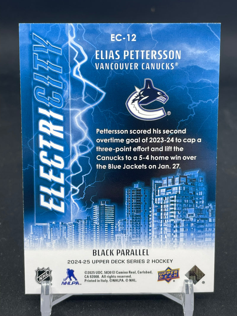 2024 UPPER DECK SERIES TWO - BLACK PARALLEL - ELECTRICITY - E. PETTERSSON -