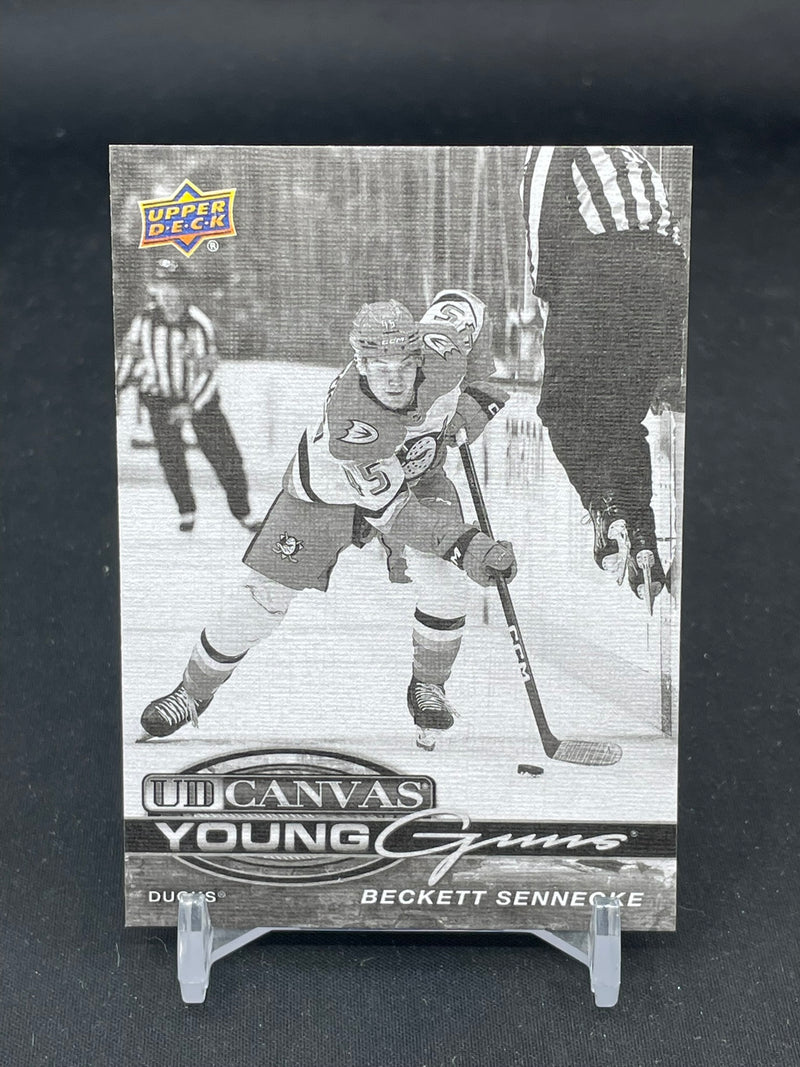 2025 UPPER DECK EXTENDED SERIES - B/W - UD CANVAS - YOUNG GUNS - B. SENNECKE -