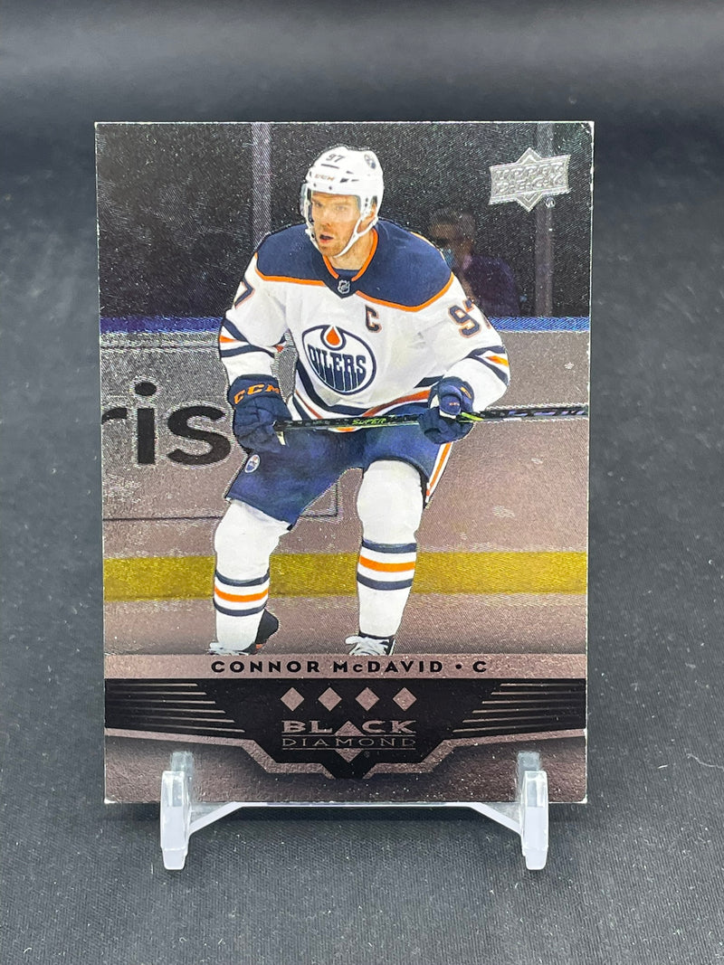 2021 UPPER DECK EXTENDED SERIES - QUAD DIAMOND - BLACK DIAMOND - C. MCDAVID -