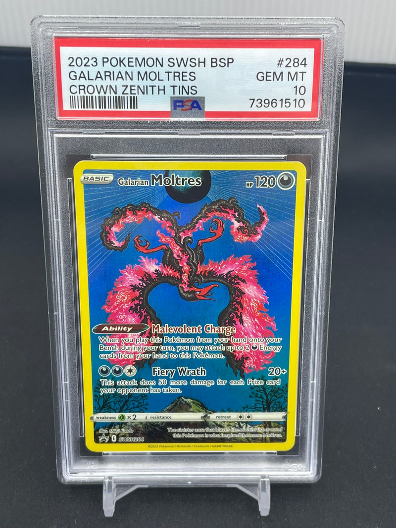 POKEMON - CROWN ZENITH PROMO - GALARIAN MOLTRES - FULL ART -