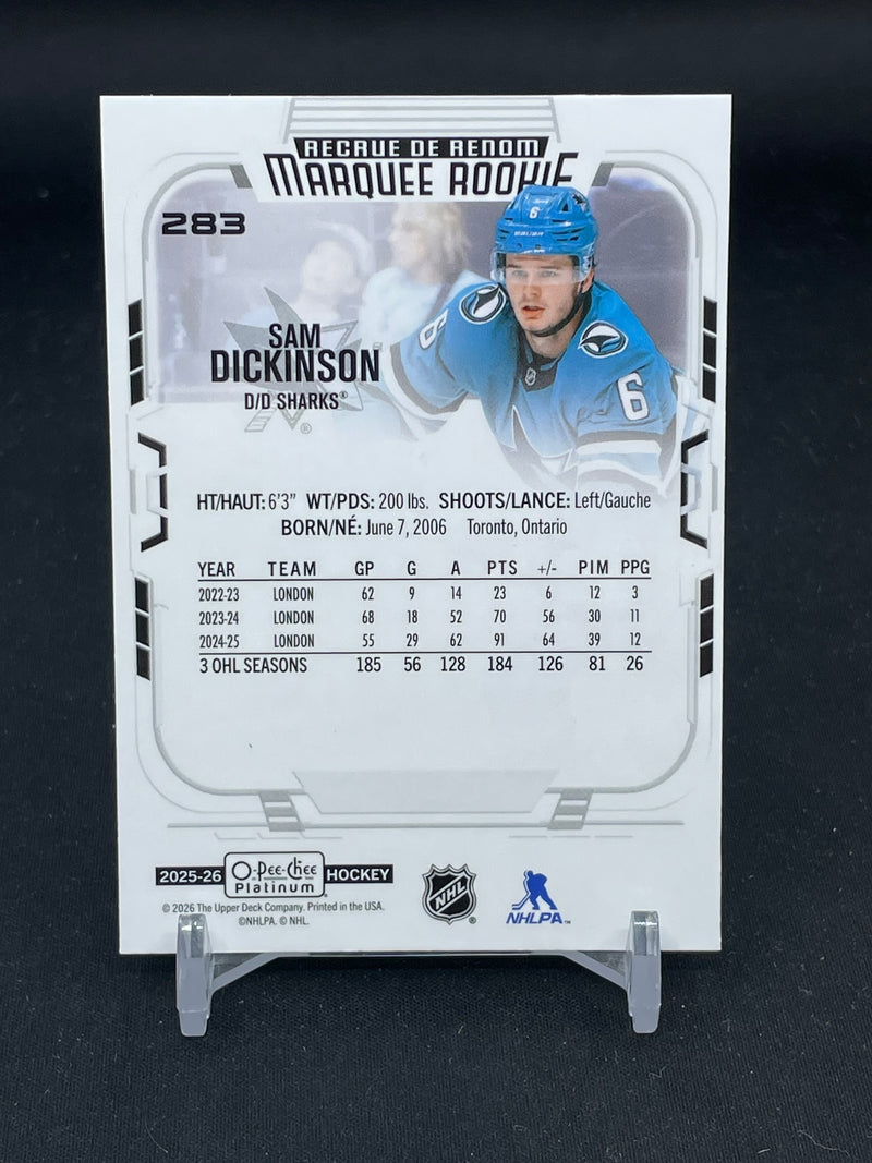 2025 UPPER DECK O-PEE-CHEE PLATINUM - MARQUEE ROOKIE - S. DICKINSON -
