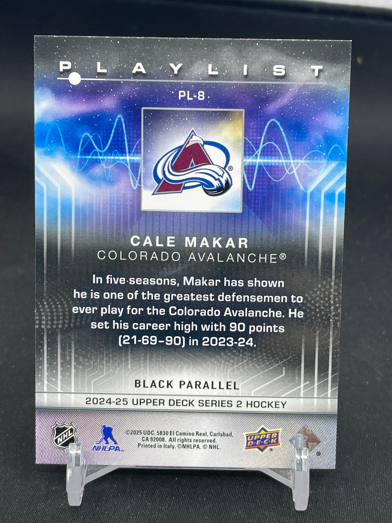 2024 UPPER DECK SERIES TWO - BLACK PARALLEL - PLAYLIST - C. MAKAR -
