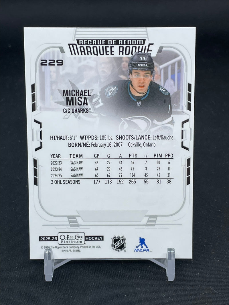 2025 UPPER DECK O-PEE-CHEE PLATINUM - MARQUEE ROOKIE - M. MISA -