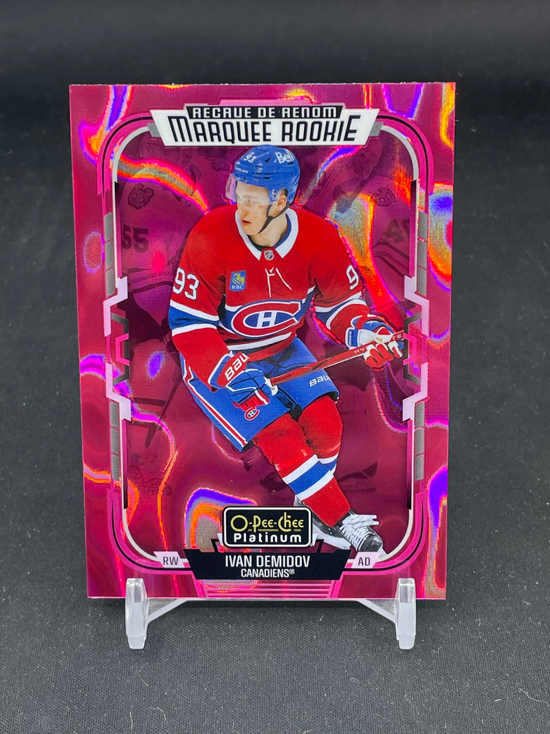 2025 UPPER DECK O-PEE-CHEE PLATINUM - PINK MAGMA - MARQUEE ROOKIE - I. DEMIDOV -