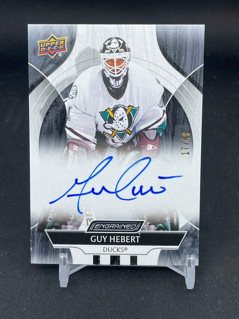 2024 UPPER DECK ENGRAINED ICONS - EBONY - G. HEBERT - #CA-GY - #'D/49 - AUTOGRAPH