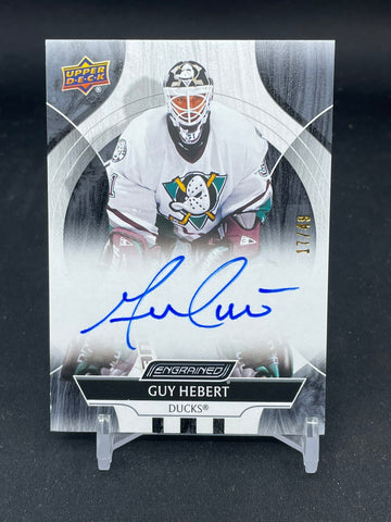 2024 UPPER DECK ENGRAINED ICONS - EBONY - G. HEBERT - #CA-GY - #'D/49 - AUTOGRAPH