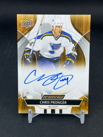 2024 UPPER DECK ENGRAINED ICONS - C. PRONGER - #CA-CP - AUTOGRAPH