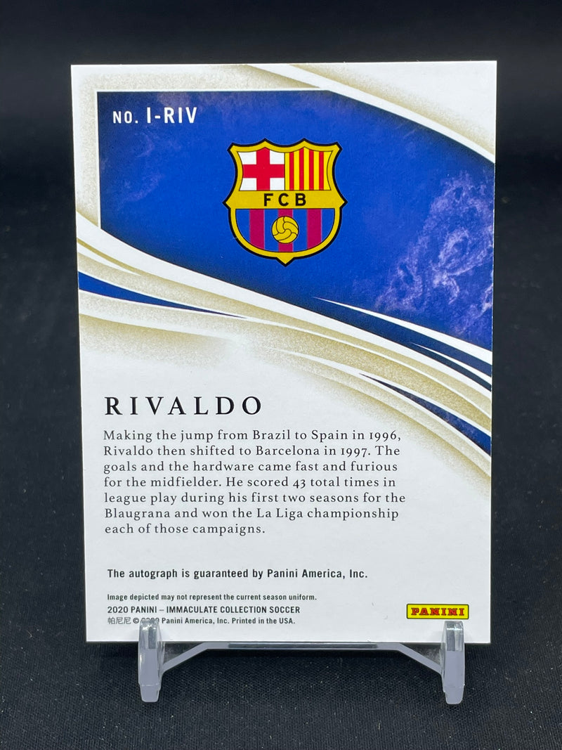 2020 PANINI IMMACULATE - BRONZE - INK - RIVALDO - #I-RIV - #'D/50 - AUTOGRAPH