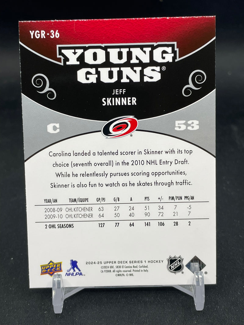 2024 UPPER DECK SERIES ONE - YOUNG GUNS RENEWED - J. SKINNER -