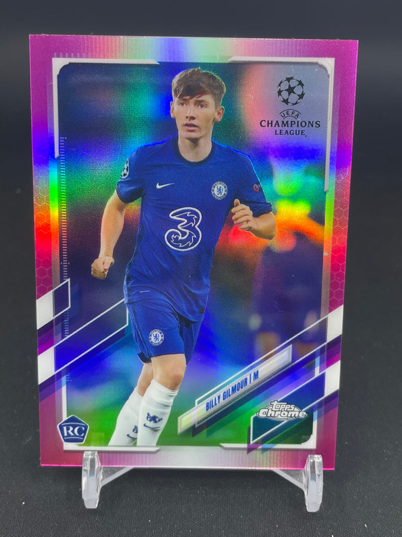 2020 TOPPS CHROME UEFA - PINK REFRACTOR - B. GILMOUR - #66 - #'D/175 - RC