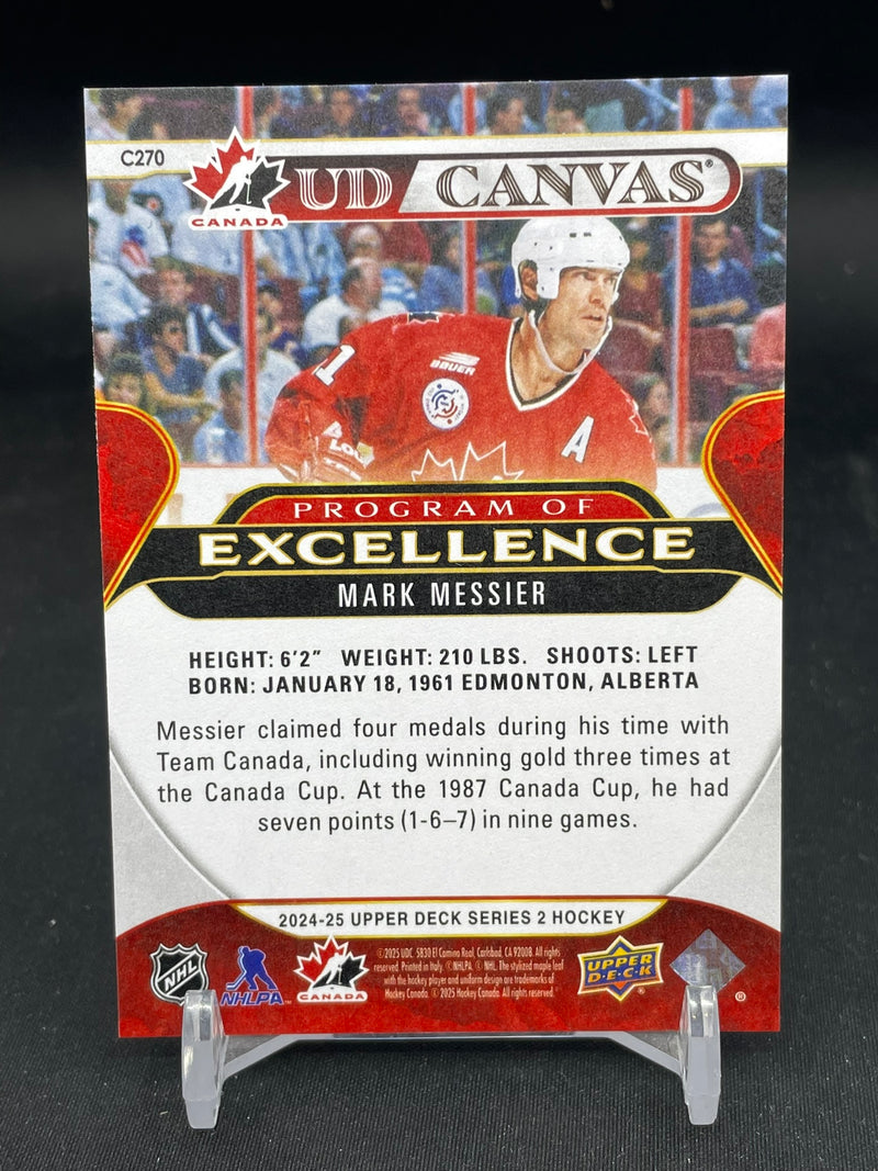 2024 UPPER DECK SERIES TWO - UD CANVAS PROGRAM OF EXCELLENCE - M. MESSIER -